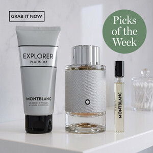 Montblanc Explorer Platinum 3 Piece Gift Set: Eau De Parfum 100ml - Eau De Parfum 7.5 - Shower Gel 100ml
