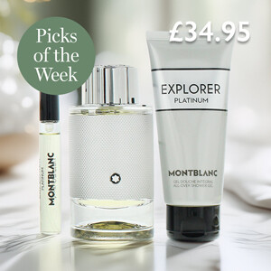 Montblanc Explorer Platinum 3 Piece Gift Set: Eau De Parfum 100ml - Eau De Parfum 7.5 - Shower Gel 100ml