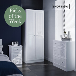 Denver Ready Assembled 3 Piece Bedroom Furniture Set